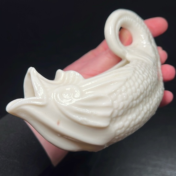 Scarce Antique Heppell & Co. Dolphin Koi Fish - Picture 10 of 10